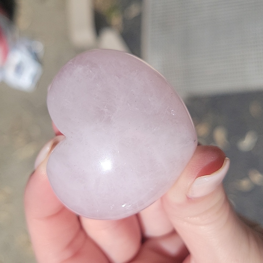 Rose Quartz Heart